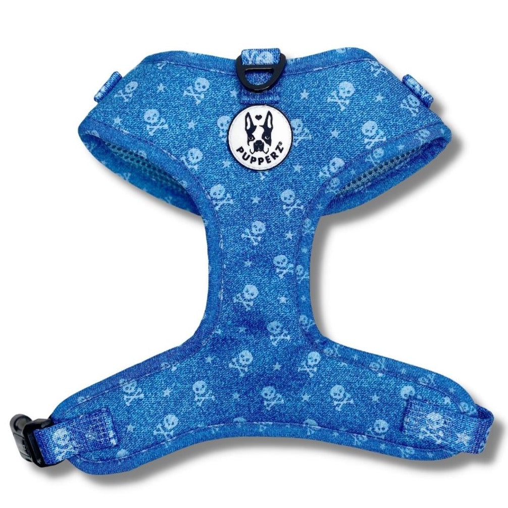 BAD TO THE BONE' Adjustable Harness – PUPPERZ - Main Image